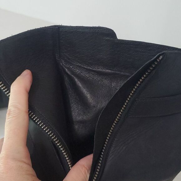 All Saints Aden Black Leather Ankle Heeled Boots Buckle Detail Women's EU 40 - Picture 12 of 14